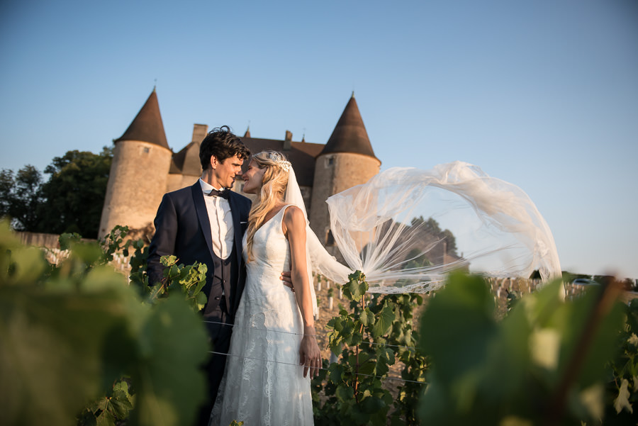 mariage au Chateau de Corcelles